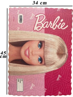 Artlantis Beslenme Bezi Yıkanabilir 34X45 cm Barbie 1 Adet Beslenme Örtüsü Okul Öncesi Kreş Anasınıfı Ilkokul Için Ideal