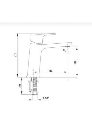 Guadro Armatür Lavabo Bataryası