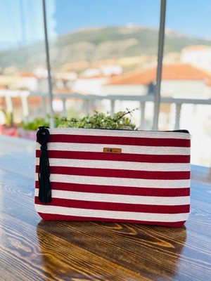 El Yapımı Clutch Portföy Çanta