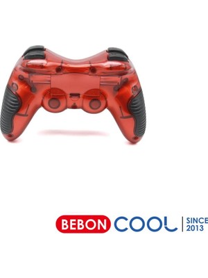 Beboncool 2.4g PS1-PS2-PS3-PC360-WINDOWS Pc-Android Tv-Android Tablet Telefon Uyumlu Titreşimli Kablosuz Joystick Kol