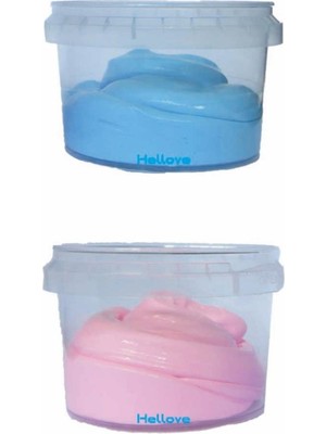 Hellove Süpriz Hediyeli Ele Yapışmayan Slime 2 Li Slaym Pofuduk Sılaym Oyun Jeli