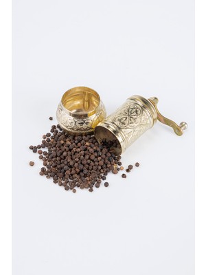 Dmt Copper Home Gaziantep Mini Otantik Kahve Değirmeni Baharat  Değirmeni YÜK:11CM Alt Hazne Çapı:4,8cm