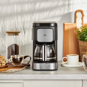 Coffee Brew Inox 2 in 1 Aroma Özellikli Filtre Kahve ve Çay Demleme Makinesi