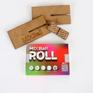 Mixball Roll Ahşap Stant ve Yeni Nesil Kağıt Filtre Zıvana-Magic Wood