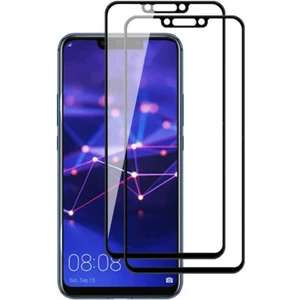 Huawei P20 Lite Tam Ekran Koruyucu Kırılmaz Cam 9H Temperli Koruma Dayanıklı 5D