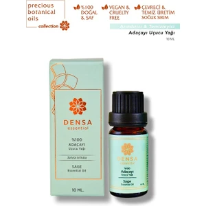 Densa Essential %100 Saf Adaçayı Uçucu Yağı 10 ml