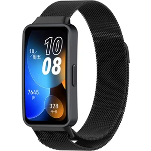 Huawei Band 8 Kordon Metal Mıknatıslı Hasır Kayış