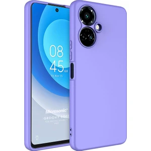 Tecno Spark 9 Pro Kılıf Groovy Soft Lila