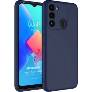 Tecno Spark 8c Kılıf Groovy Soft Lacivert
