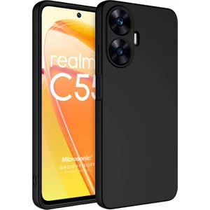 Realme C55 Kılıf Groovy Soft Siyah