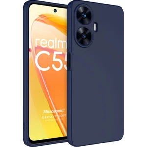 Realme C55 Kılıf Groovy Soft Lacivert