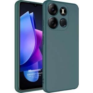 Tecno Spark Go 2023 Kılıf Groovy Soft Koyu Yeşil