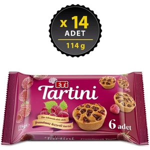 Tartini Frambuazlı Turta 114 G x 14 Adet