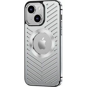 Manyetik Metal iPhone 14 Isı Dağılımı Düşme Önleyici Cep Telefonu Kılıfı (Yurt Dışından)