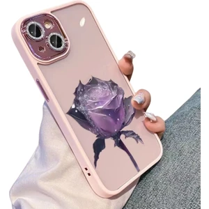 3D Rose IPHONE14 Plus Şok Emici ve Anti-Şok Apple Cep Telefonu Kılıfı (Yurt Dışından)