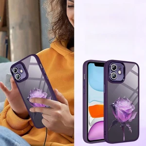 3D Rose IPHONE12 Şok Emici ve Anti-Şok Apple Cep Telefonu Kılıfı (Yurt Dışından)