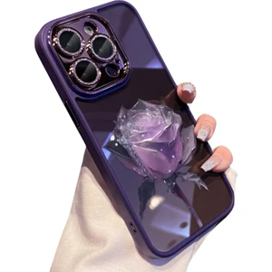 3D Rose IPHONE14 Plus Şok Emici ve Anti-Şok Apple Cep Telefonu Kılıfı (Yurt Dışından)