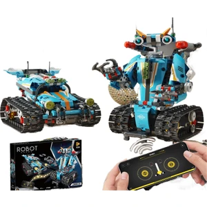 Muzi Two Teknoloji Mekanik Araba Walli Hornet Akıllı Robot Kolaj Blokları Çocuk Oyuncakları (Yurt Dışından)