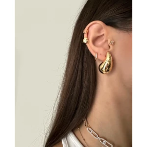 Bottega Gold Gözyaşı Damlası Küpe