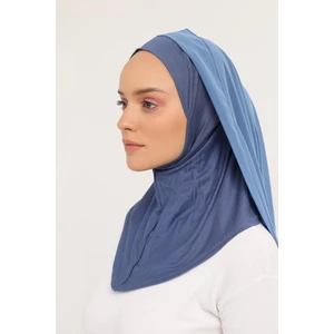 Hazır Lüks Pratik Hijablı Şifon Şal-Kot