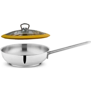 Held Çelik Tava 26 cm Sarı Silikon Kapaklı
