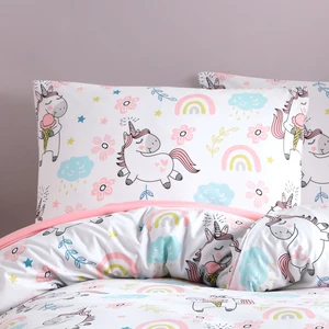 Cote Blanc Unicorn   Pamuk Ranforce 2'li Yastık Kılıfı 50X70