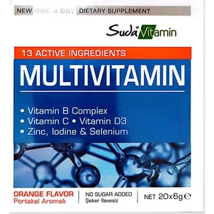 Multivitamin 1000 Mg Vitamin C Portakal Aromalı 20 Saşe