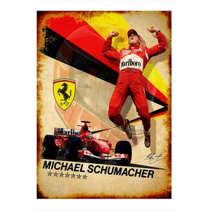Michael Schumacher Hediyelik Mdf Tablo