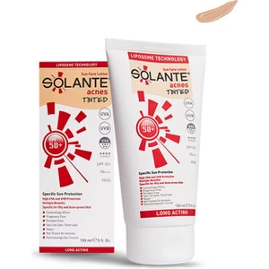 Acnes Tinted Sun Care Lotion SPF50+ 150ml - Yağlı ve Akneli Ciltler İçin Renkli Güneş Koruyucu