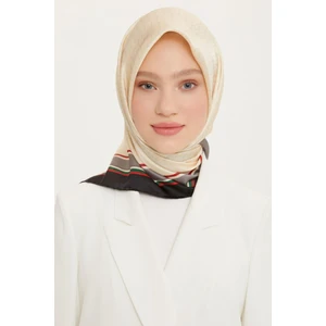 Özel Nostalji Serisi Twill Ipek Eşarp Modelleri 8724D-09