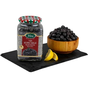 Gemlik Yağlı Kuru Sele Siyah Zeytin 2 x 550 gr (291-320 Kalibre)