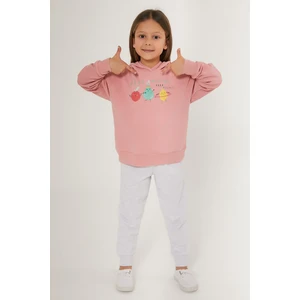 Keep Moving Pembe Kız Çocuk Eşofman Takımı