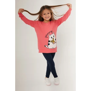 Yummy Pembe Kız Çocuk Tayt Takım