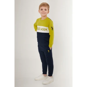 U.S. Polo Assn. Sweet Perfect Yeşil Erkek Çocuk Eşofman Takımı
