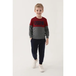 U.S. Polo Assn. Energetic Gri Erkek Çocuk Eşofman Takımı