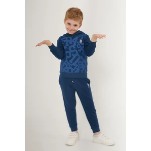 U.S. Polo Assn. Brilliant Cool Mavi Erkek Çocuk Eşofman Takımı