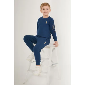U.S. Polo Assn. Nice Koyu Mavi Erkek Çocuk Eşofman Takımı