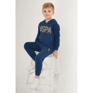 U.S. Polo Assn. Elegants Koyu Mavi Erkek Çocuk Eşofman Takımı