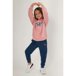 U.S. Polo Assn. Club Pembe Kız Çocuk Eşofman Takımı