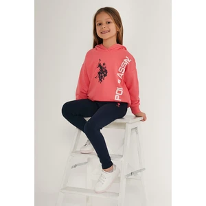 U.S. Polo Assn. Chic Pembe Kız Çocuk Eşofman Takımı