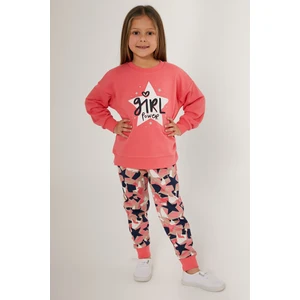 Girl Powers Pembe Kız Çocuk Eşofman Takımı