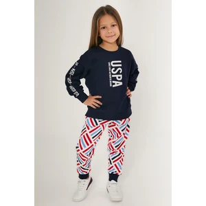 U.S. Polo Assn. Lacivert Kız Çocuk Eşofman Takımı