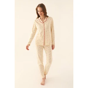 Pierre Cardin Fil Dişi Kadın Gömlek Pijama