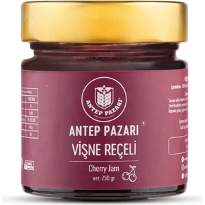 ANTEP PAZARI Vişne Reçeli - Ev Yapımı - 250 gr
