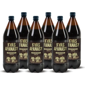 Kvas Afanasy Filtrelenmemiş Alkolsüz Gazlı Malt Içeceği Kvas Afanasy Içeceği 6'lı 1,5 Lt Plastik Şişe