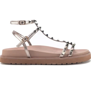 Nine West Tevr 3fx Altın Kadın Kalın Taban Sandalet