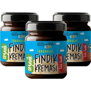 Güzel Ada Gıda Kids Organik Kakaolu Fındık Ezmesi 3 x 200 gr