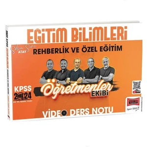 Yargı Yayınevi 2024 KPSS Eğitim Bilimleri Rehberlik ve Özel Eğitim Öğretmenler Ekibi Video Ders Notları