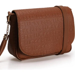 Lucky Bees Desenli Kadın El ve Omuz Çantası