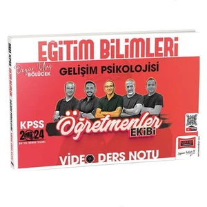 Yargı Yayınevi 2024 KPSS Eğitim Bilimleri Gelişim Psikolojisi Öğretmenler Ekibi Video Ders Notları